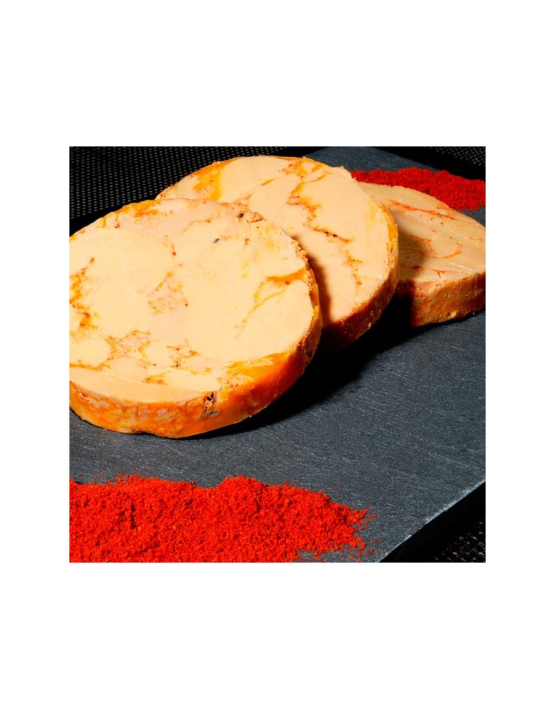 Foie Gras entier mi-cuit au piment d'Espelette