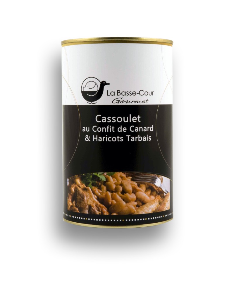 Cassoulet de canard aux haricots Tarbais label rouge (1000g)