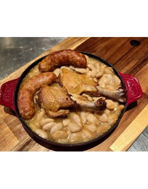 Cassoulet de canard aux haricots Tarbais label rouge (1000g)